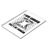 IK HOOP VAN GARBAGE DAT IS MIJN PROBLEEMFUNNY GARB NOTITIEBOEK (Linkerzijde)