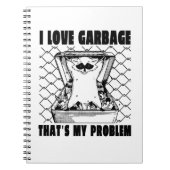 IK HOOP VAN GARBAGE DAT IS MIJN PROBLEEMFUNNY GARB NOTITIEBOEK (Voorkant)