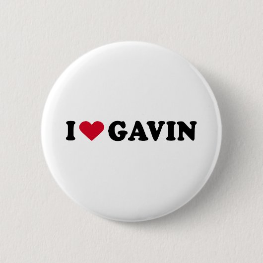 IK HOOP VAN GAVIN RONDE BUTTON 5,7 CM (Voorkant)