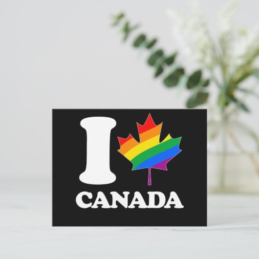 IK HOOP VAN GAY CANADA - WITTE -.png Briefkaart (Staand voorkant)
