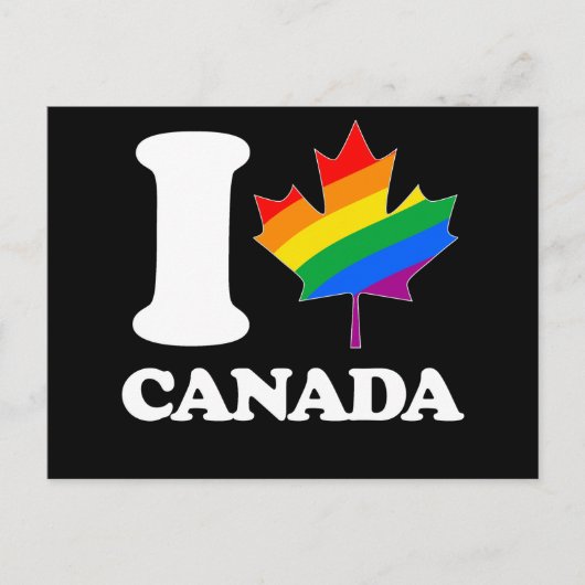 IK HOOP VAN GAY CANADA - WITTE -.png Briefkaart (Voorkant)