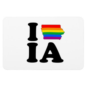 IK HOOP VAN GAY IOWA MAGNEET