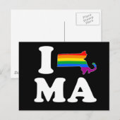 IK HOOP VAN GAY MASSACHUSETTS - WITTE -.png Briefkaart (Voorkant / Achterkant)