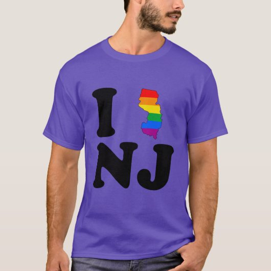 IK HOOP VAN GAY NEW JERSEY T-SHIRT (Voorkant)