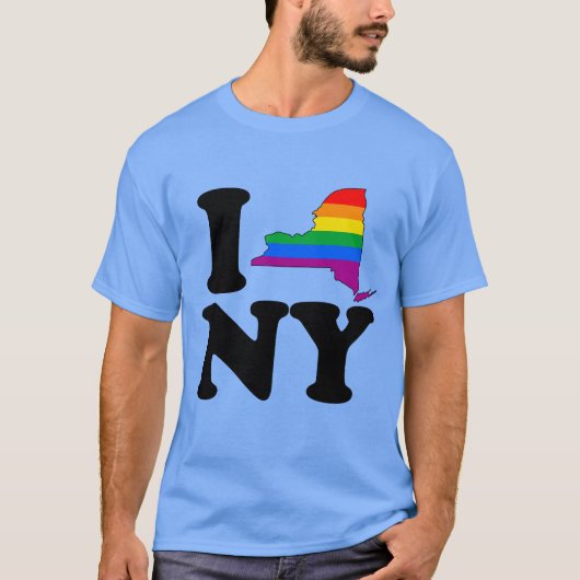 IK HOOP VAN GAY NEW YORK T-SHIRT (Voorkant)