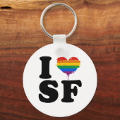 IK HOOP VAN GAY SAN FRANCISCO SLEUTELHANGER (Voorkant)