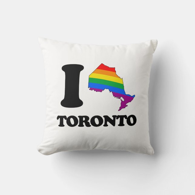 IK HOOP VAN GAY TORONTO -.png Kussen (Voorkant)