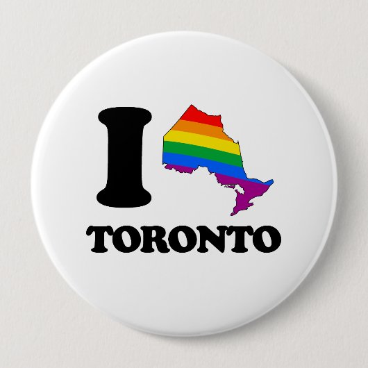 IK HOOP VAN GAY TORONTO -.png Ronde Button 4,0 Cm (Voorkant)