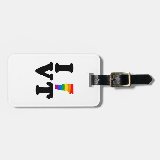 IK HOOP VAN GAY VERMONT BAGAGELABEL (Voorkant horizontaal)