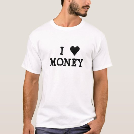 IK HOOP VAN GELD T-SHIRT (Voorkant)