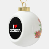 IK HOOP VAN GEORGIA KERAMISCHE BAL ORNAMENT (Rechts)