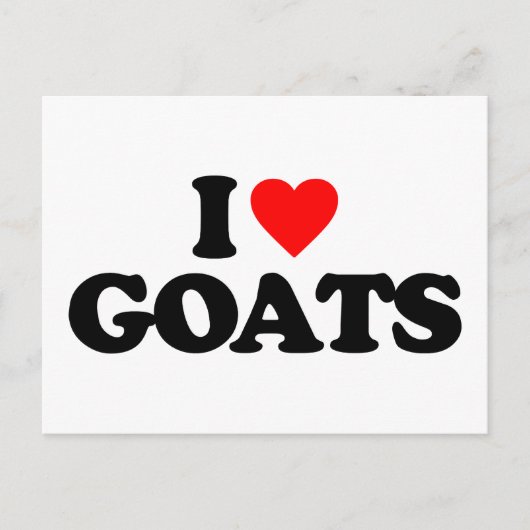 IK HOOP VAN GOATS BRIEFKAART (Voorkant)