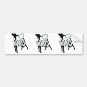 IK HOOP VAN GOATS LOGO ICON BUMPERSTICKER (Voorkant)
