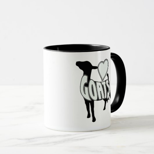 IK HOOP VAN GOATS LOGO ICON MOK (Voorkant rechts)