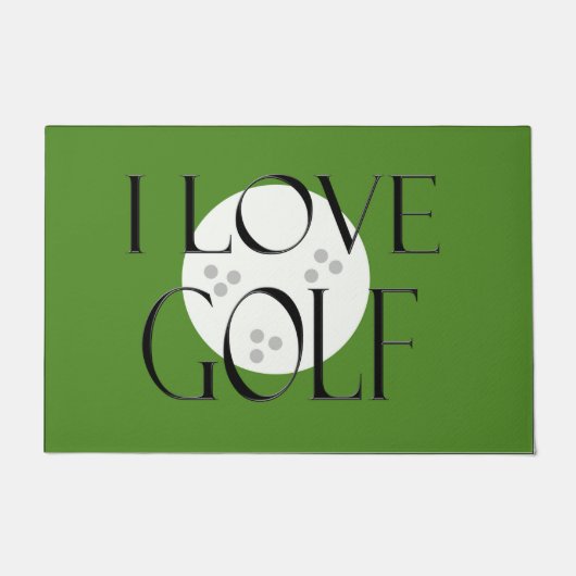 IK HOOP VAN GOLF DEURMAT (Voorkant)