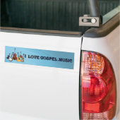 IK HOOP VAN GOSPEL MUSIC-BUMPERSTICKER BUMPERSTICKER (Op Truck)