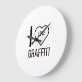 IK HOOP VAN GRAFFITI GROTE KLOK (Hoek)