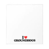 IK HOOP VAN GRONDHOGS NOTITIEBLOK (Voorkant)
