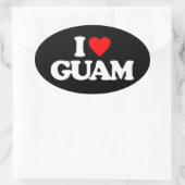 IK HOOP VAN GUAM OVALE STICKER (Tas)