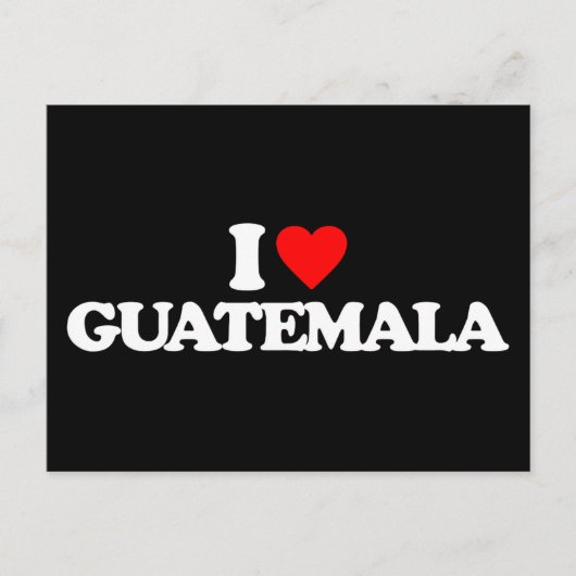 IK HOOP VAN GUATEMALA BRIEFKAART (Voorkant)