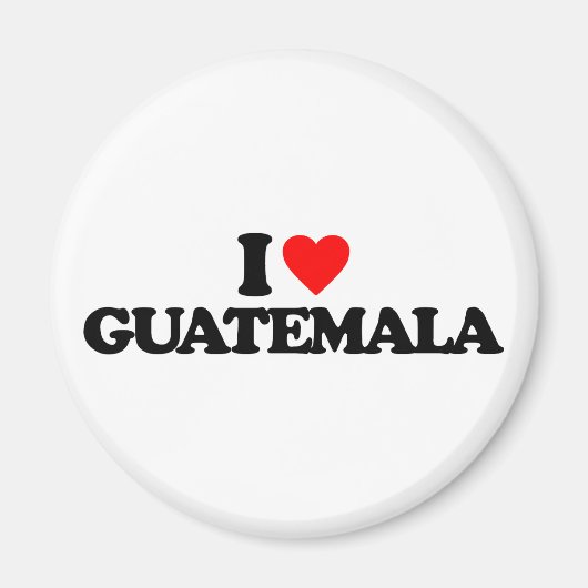 IK HOOP VAN GUATEMALA MAGNEET (Voorkant)