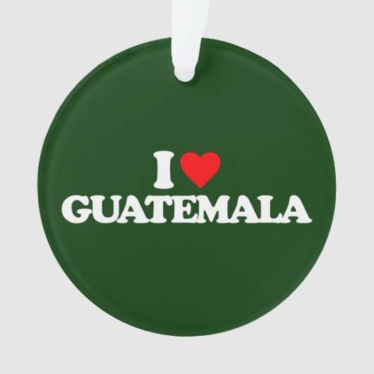 IK HOOP VAN GUATEMALA ORNAMENT (voorkant)