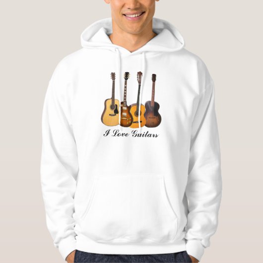 IK HOOP VAN GUITARS HOODIE (Voorkant)