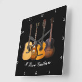 IK HOOP VAN GUITARS VIERKANTE KLOK (Hoek)