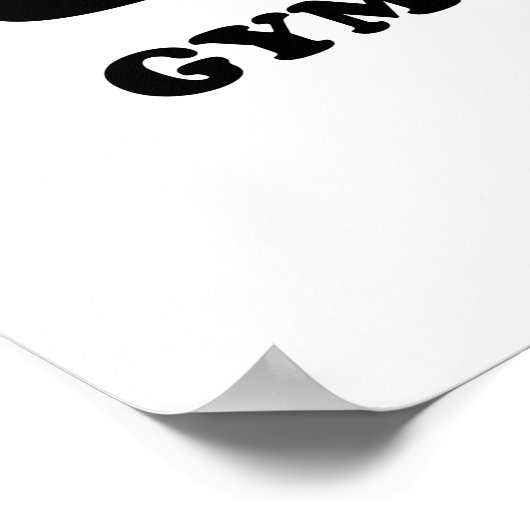 IK HOOP VAN GYMNASTIC POSTER (Hoek)