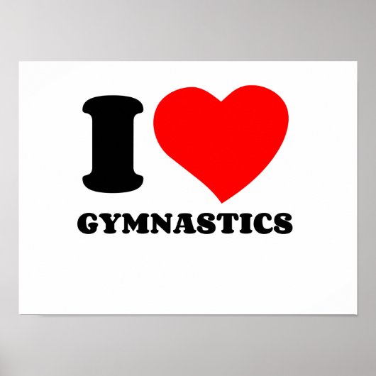 IK HOOP VAN GYMNASTIC POSTER (Voorkant)
