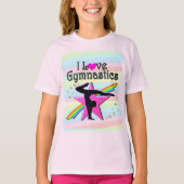 IK HOOP VAN GYMNASTICS TUMBLING QUEEN ONTWERP T-SHIRT (Voorkant)