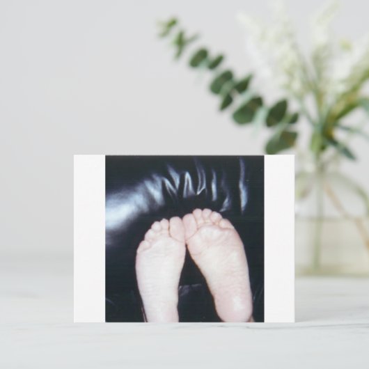 IK HOOP VAN HAAR FEET BRIEFKAART (Staand voorkant)