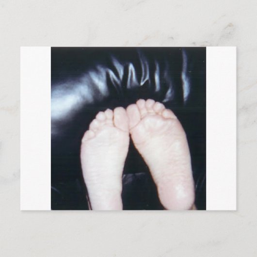 IK HOOP VAN HAAR FEET BRIEFKAART (Voorkant)