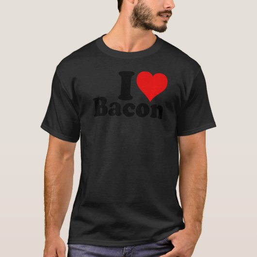 IK HOOP VAN HART BACON PORY BELLY T-SHIRT (Voorkant)