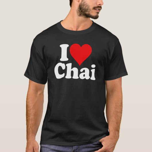 IK HOOP VAN HART CHAI TEA T-SHIRT (Voorkant)