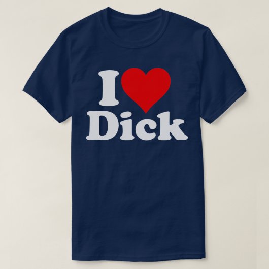 IK HOOP VAN HEAR DICK RICHARD T-SHIRT (Design voorkant)