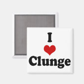 IK HOOP VAN {HEART} KLUNGE MAGNEET (Voorkant / Achterkant)