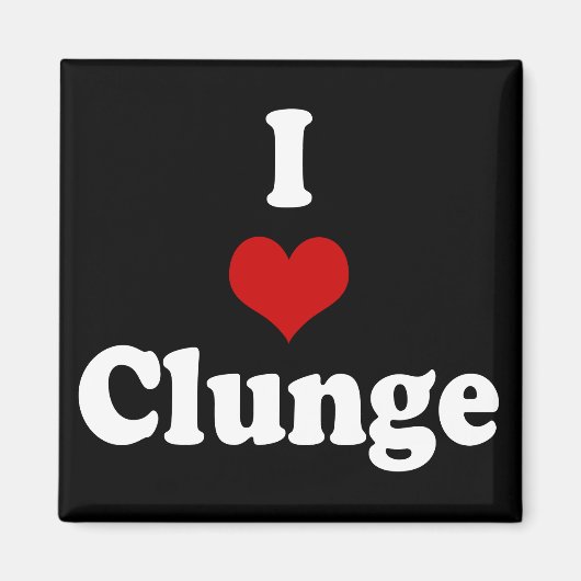 IK HOOP VAN {HEART} KLUNGE MAGNEET (Voorkant)