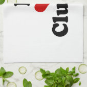 IK HOOP VAN {HEART} KLUNGE THEEDOEK (Gevouwen)