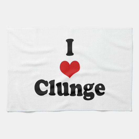 IK HOOP VAN {HEART} KLUNGE THEEDOEK (Horizontaal)