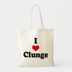 IK HOOP VAN {HEART} KLUNGE TOTE BAG