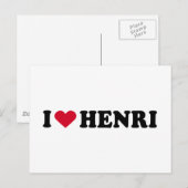 IK HOOP VAN HENRI BRIEFKAART (Voorkant / Achterkant)