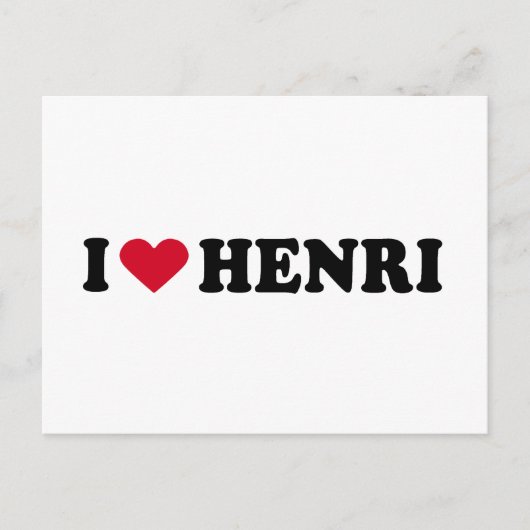 IK HOOP VAN HENRI BRIEFKAART (Voorkant)