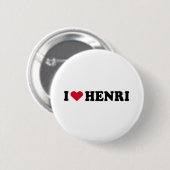 IK HOOP VAN HENRI RONDE BUTTON 5,7 CM (Voorkant /achterkant)