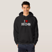 IK HOOP VAN HENS HOODIE (Voorkant volledig)