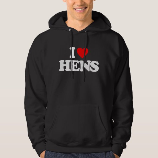 IK HOOP VAN HENS HOODIE (Voorkant)