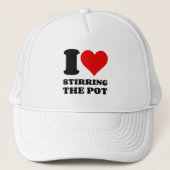 IK HOOP VAN HET STIREREN VAN DE POT TRUCKER PET (Voorkant)