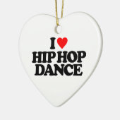IK HOOP VAN HIP HOP DANCE KERAMISCH ORNAMENT (Links)