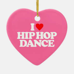 IK HOOP VAN HIP HOP DANCE KERAMISCH ORNAMENT