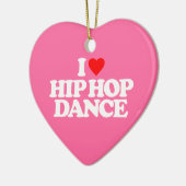 IK HOOP VAN HIP HOP DANCE KERAMISCH ORNAMENT (Links)